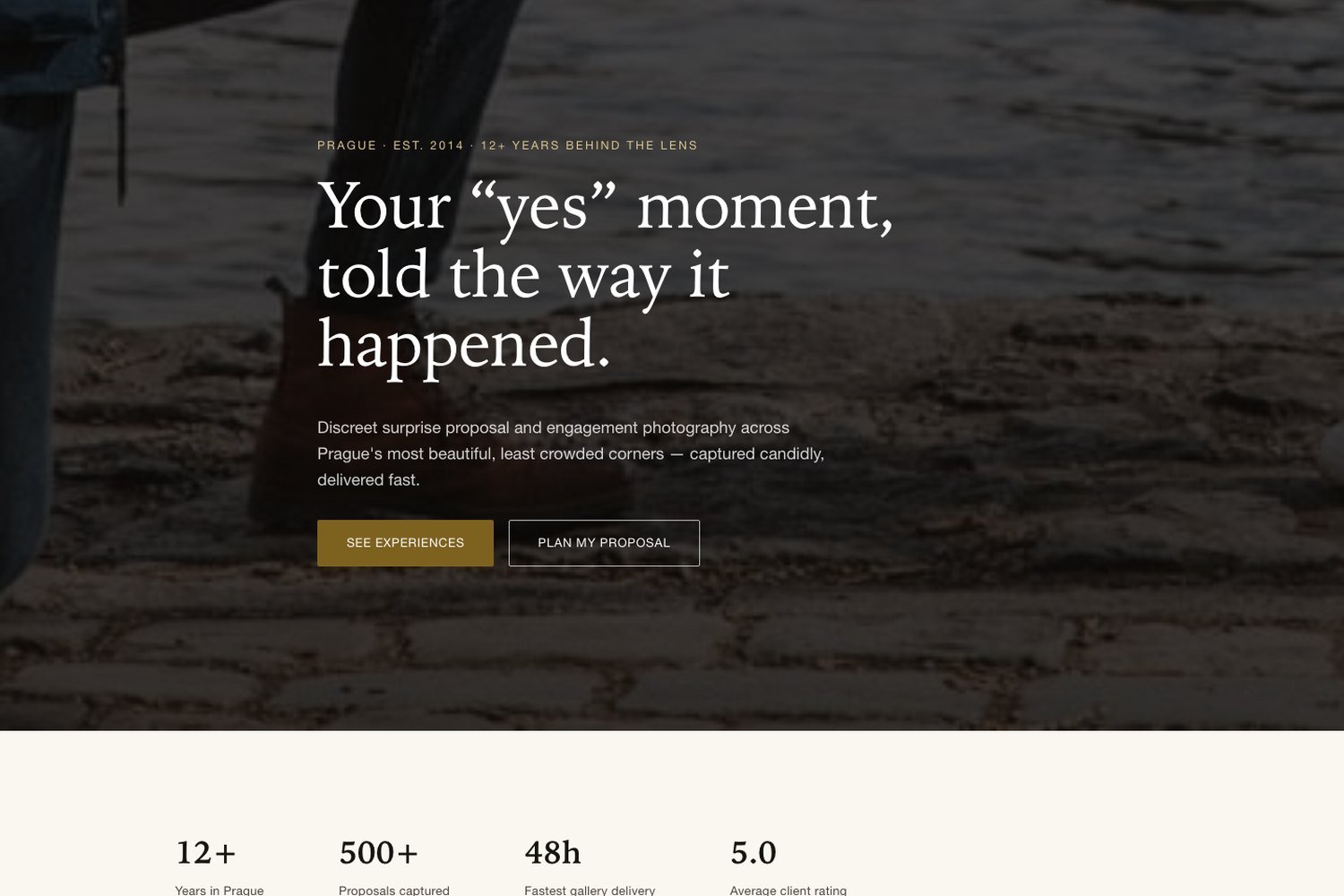 CandidYES proposal locations page designed by Prague Design Studio